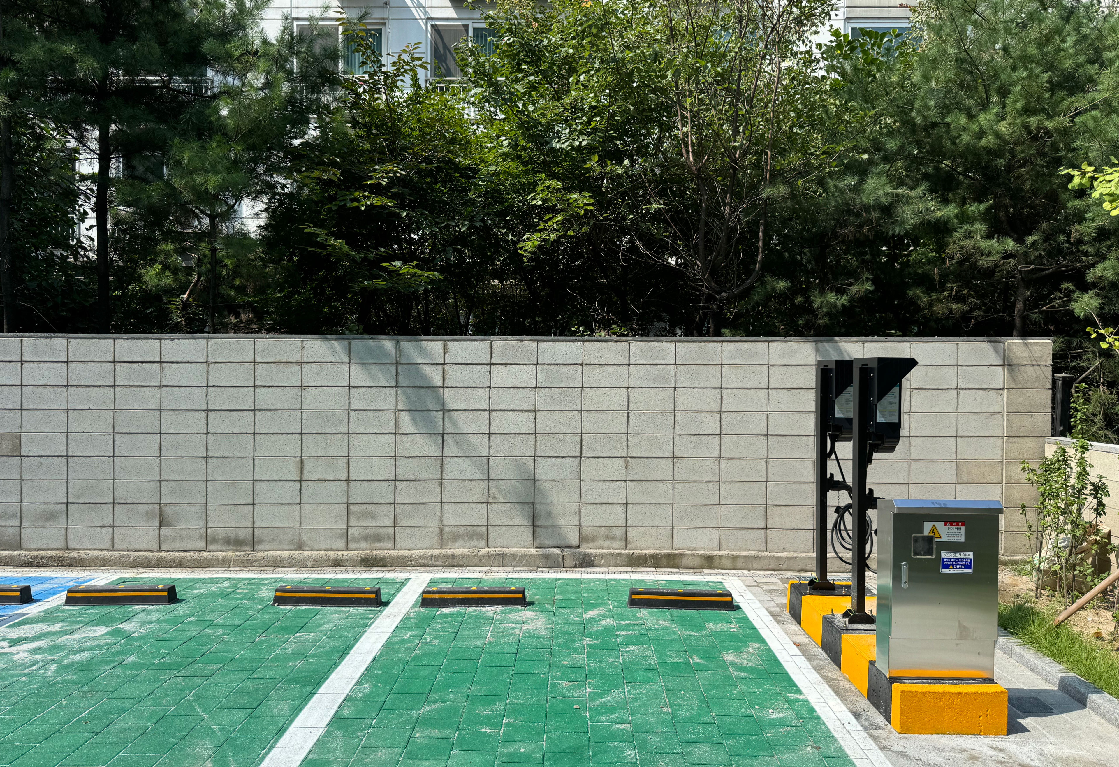 가나다하우스 조적 현장 사진 3 — 블럭 조적, 강남구 시멘트벽돌 담장